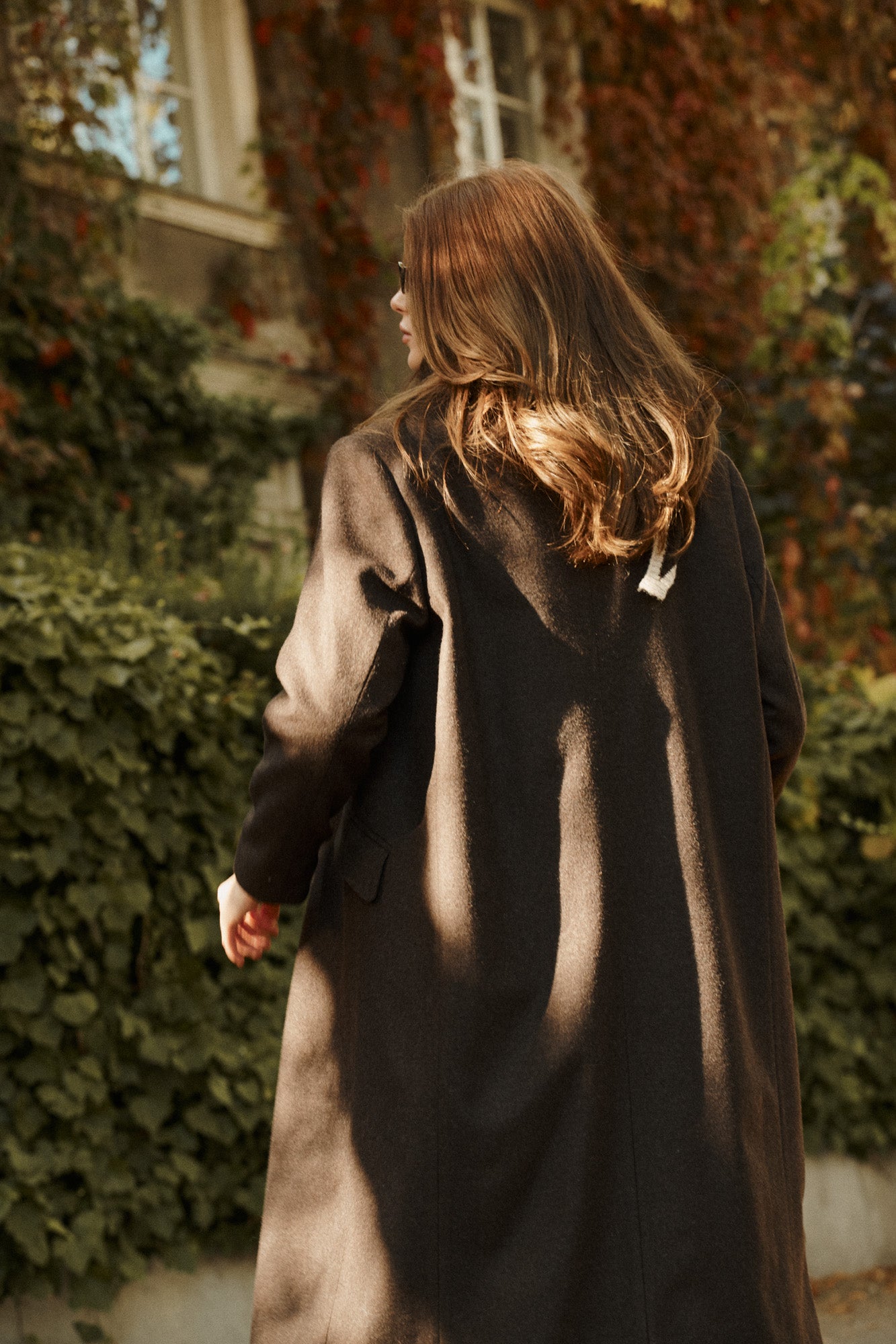 Coat in wool / 18 / 15 / ebony wood