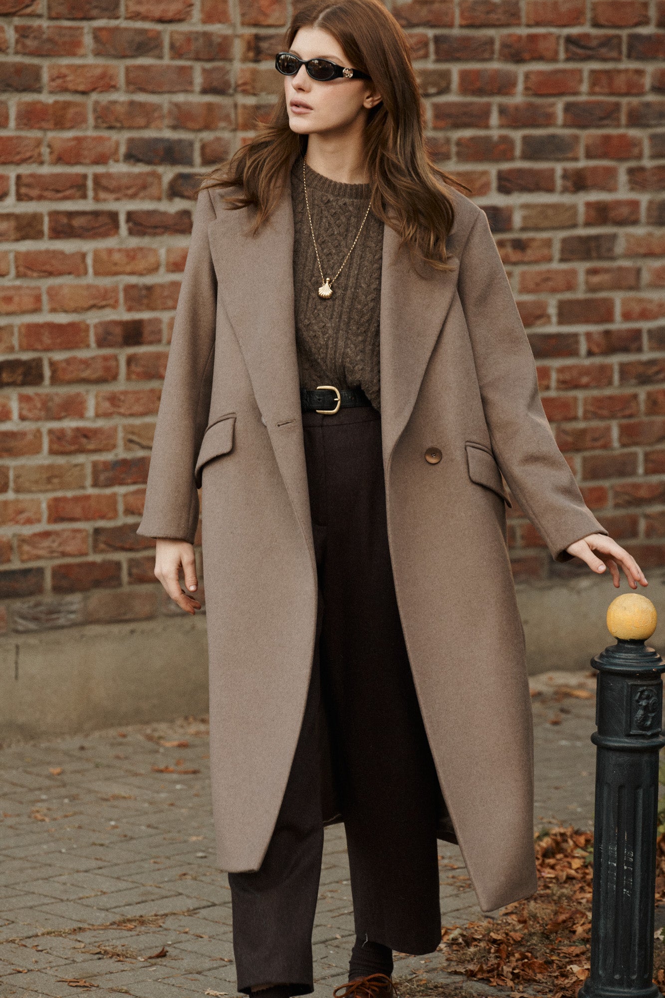 Coat in wool / 18 / 15 / mocha coffee