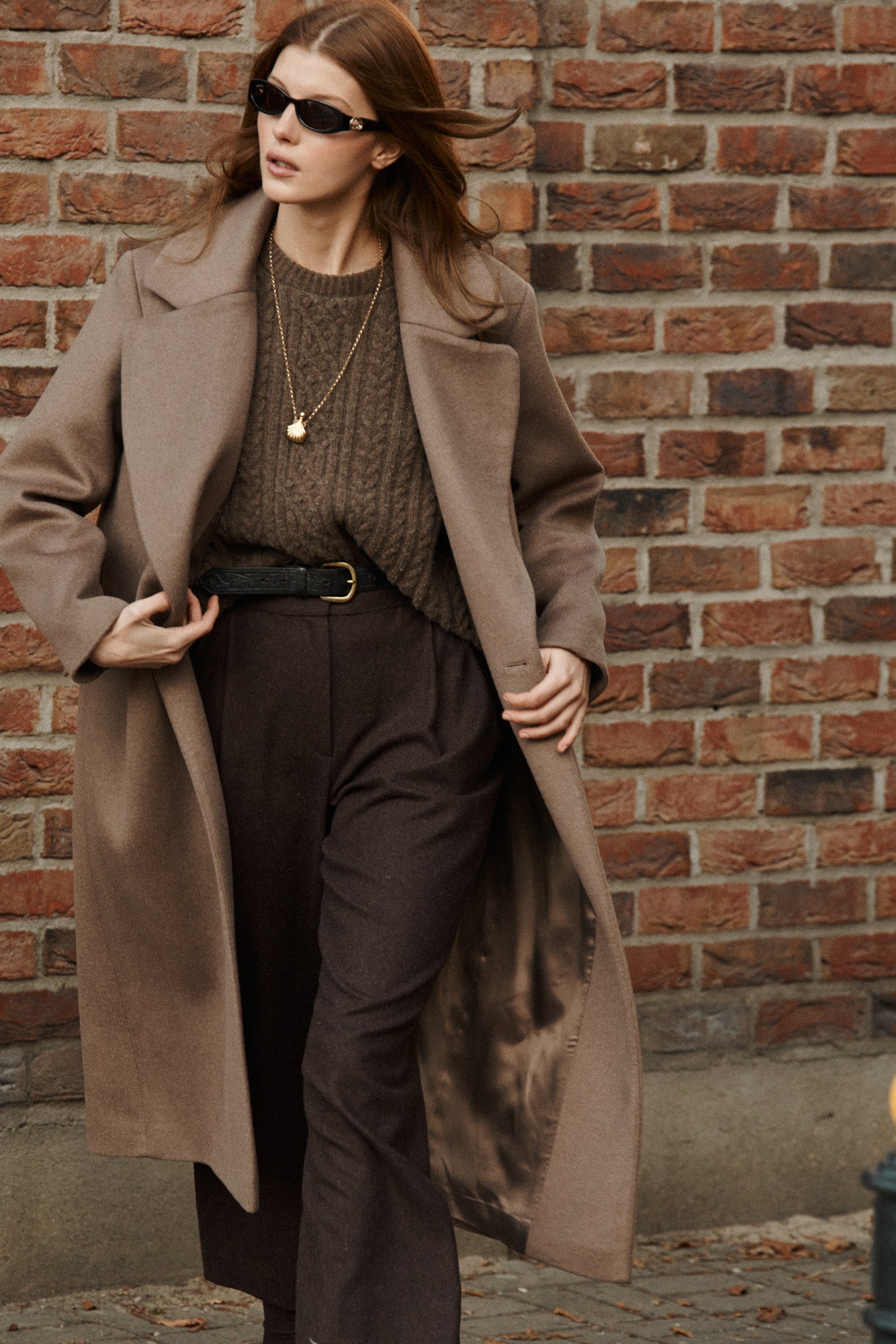 Coat in wool / 18 / 15 / mocha coffee