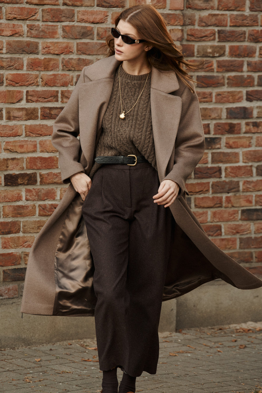 Coat in wool / 18 / 15 / mocha coffee
