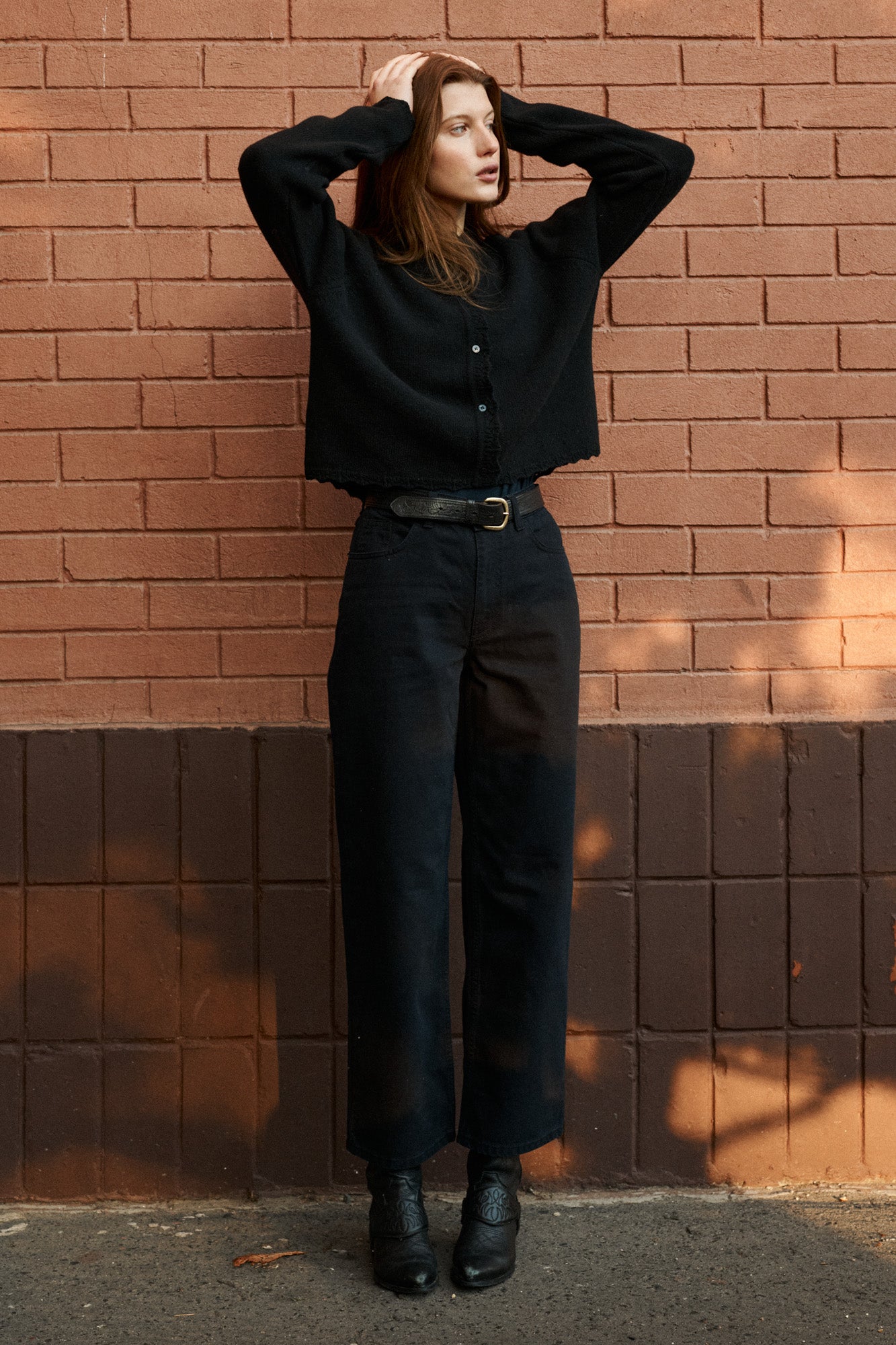 Cardigan in wool / 16 / 15 / onyx black