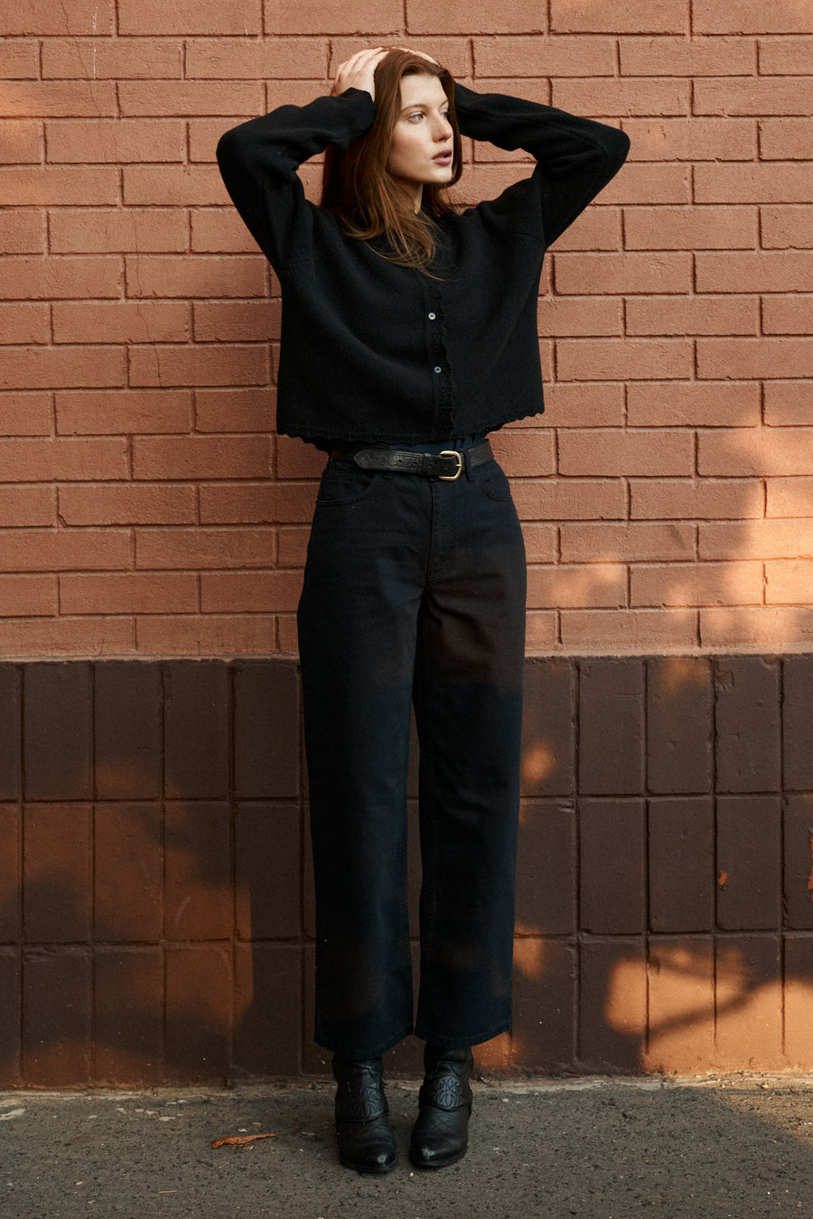 Cardigan in wool / 16 / 15 / onyx black