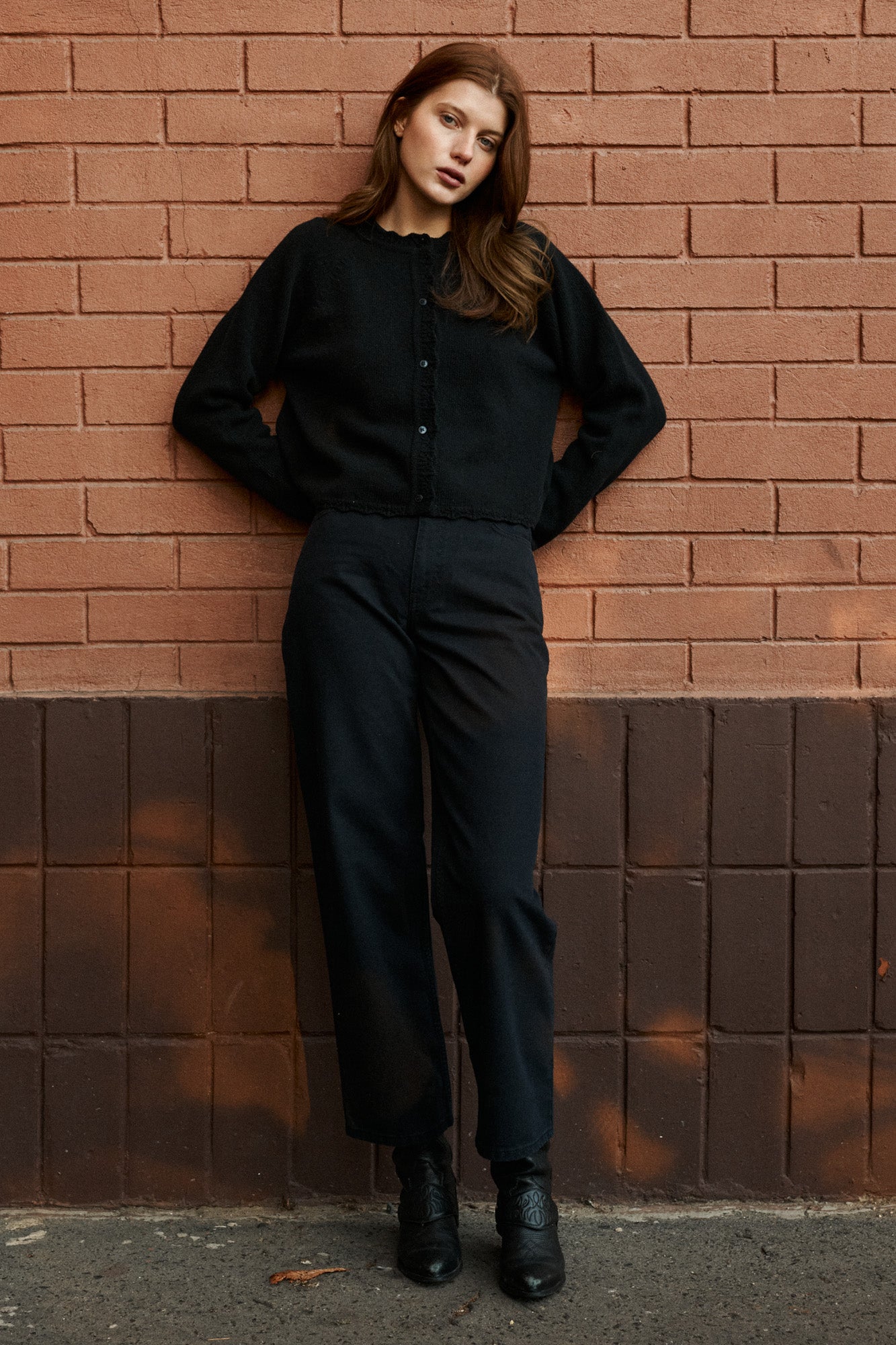 Cardigan in wool / 16 / 15 / onyx black