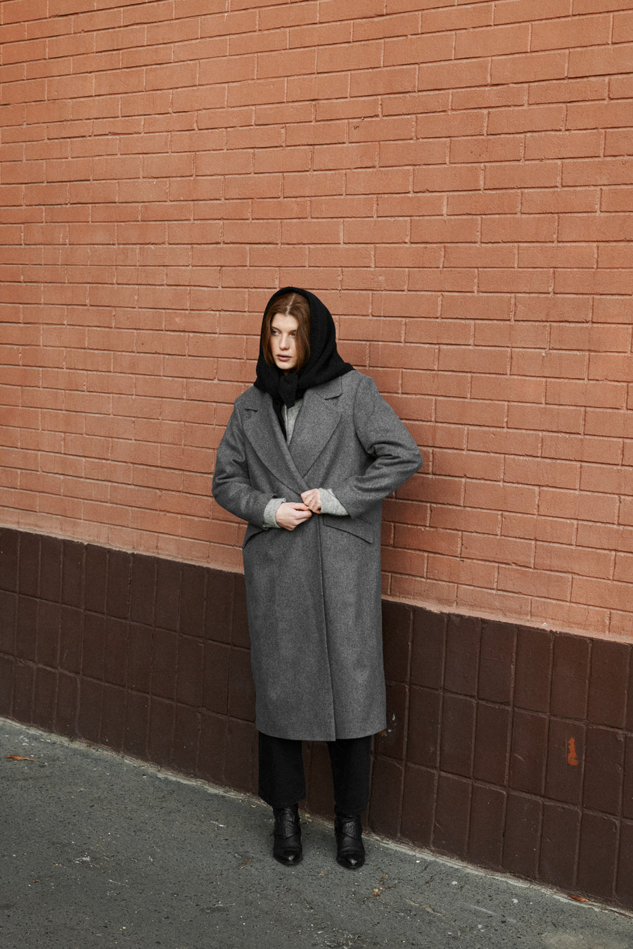 Coat in wool / 18 / 15 / stone grey