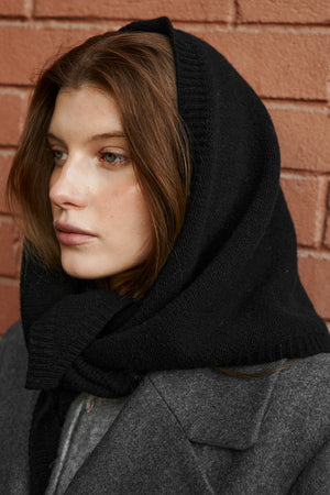 Scarf in wool / 21 / 24 / onyx black