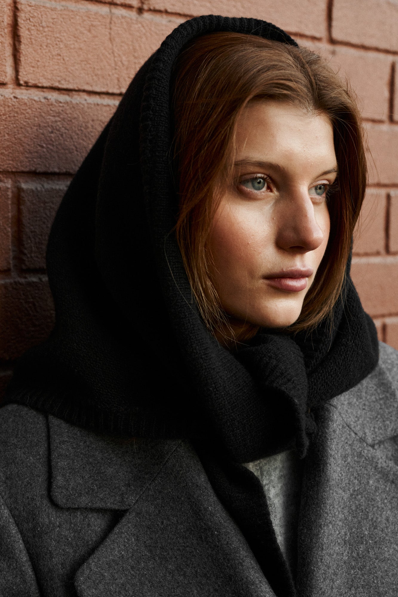 Scarf in wool / 21 / 24 / onyx black