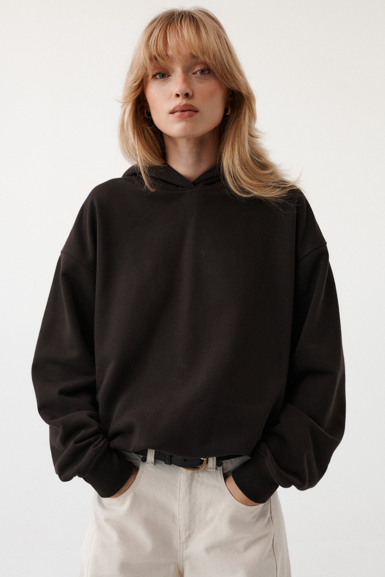 Sweatshirt in cotton / 17 / 15 / dark wood