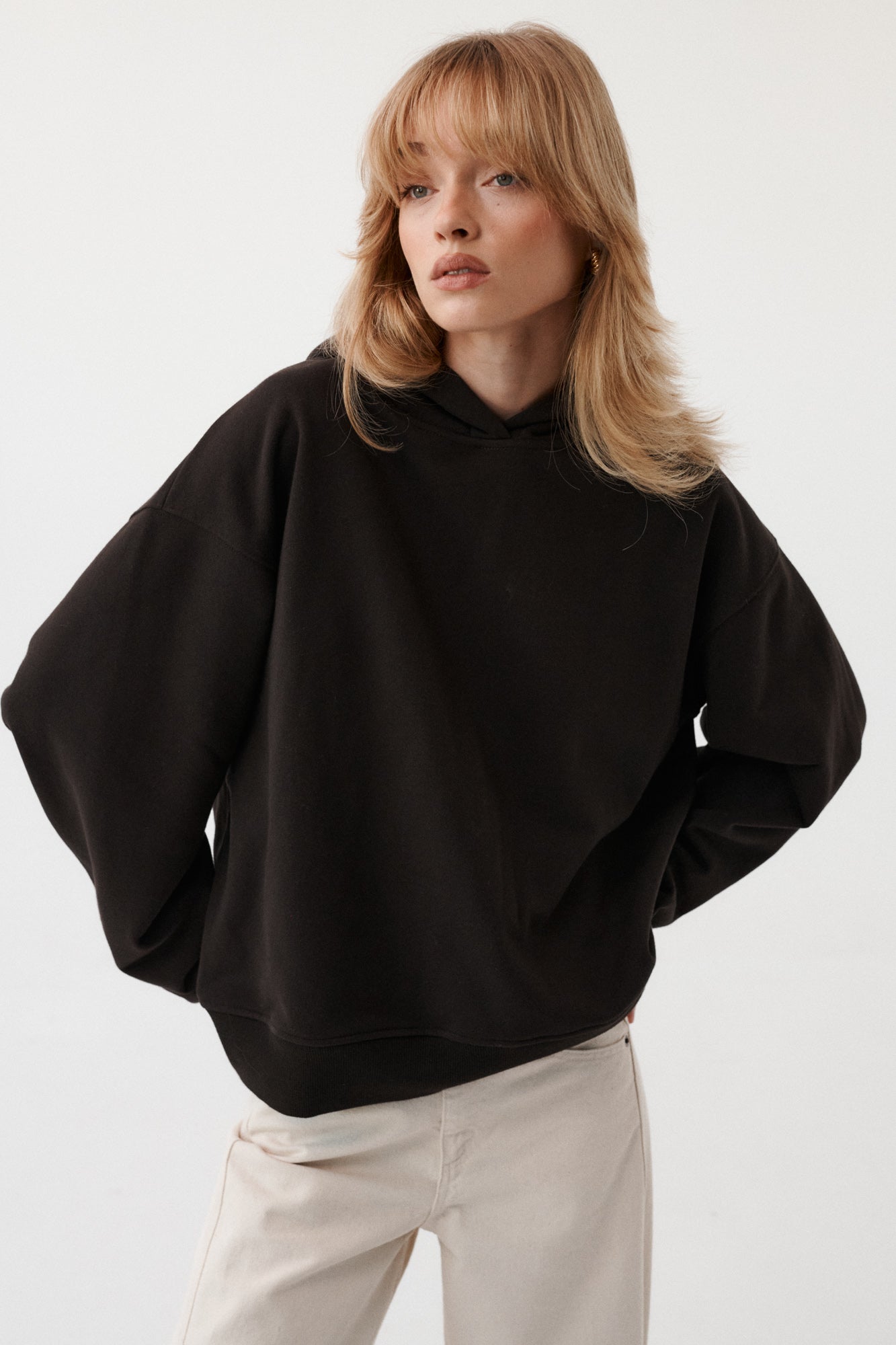 Sweatshirt in cotton / 17 / 15 / dark wood