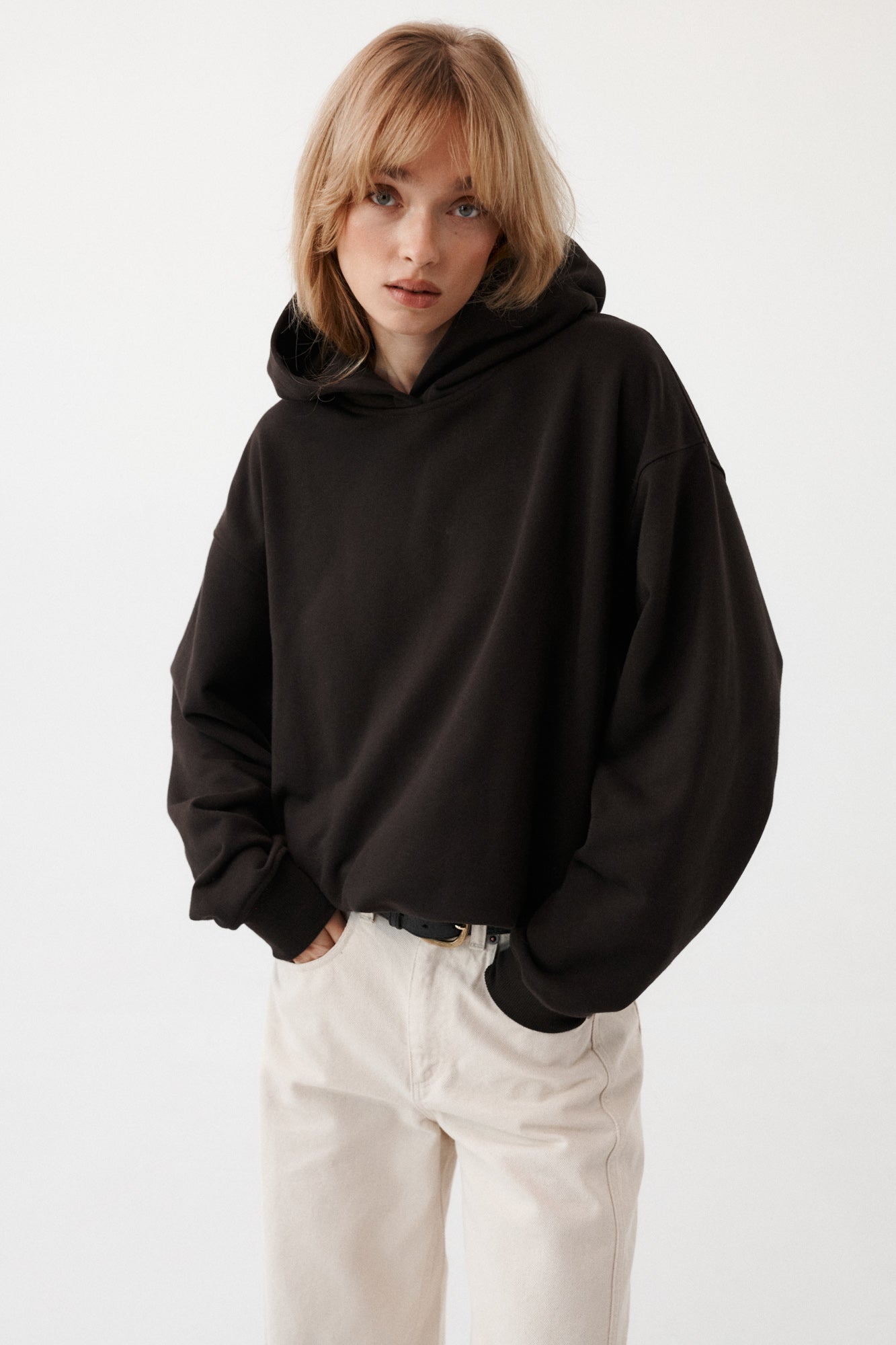 Sweatshirt in cotton / 17 / 15 / dark wood