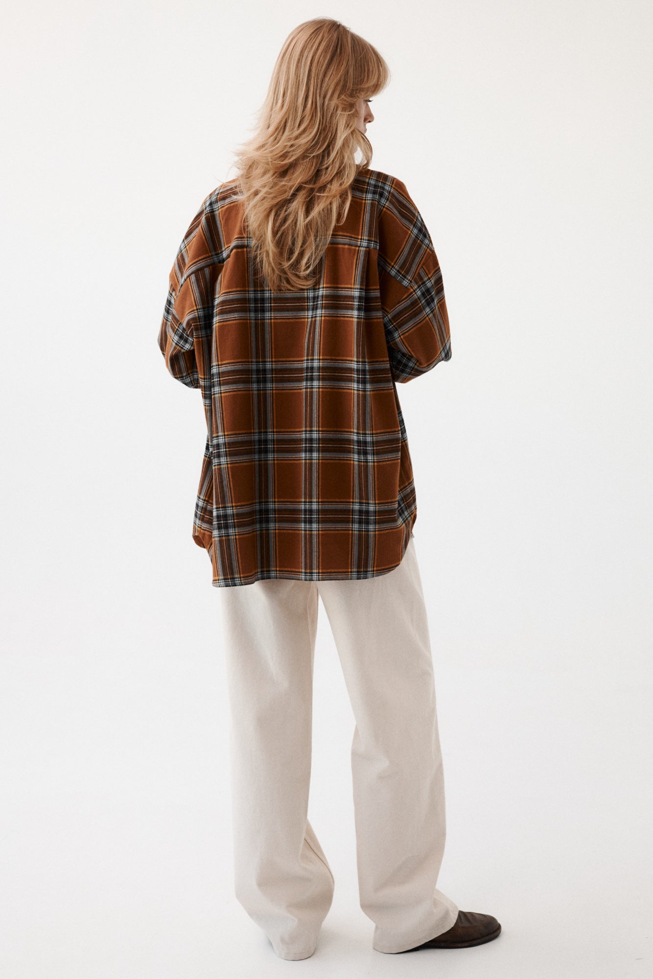 Cotton shirt / 12 / 16 / cinnamon tea