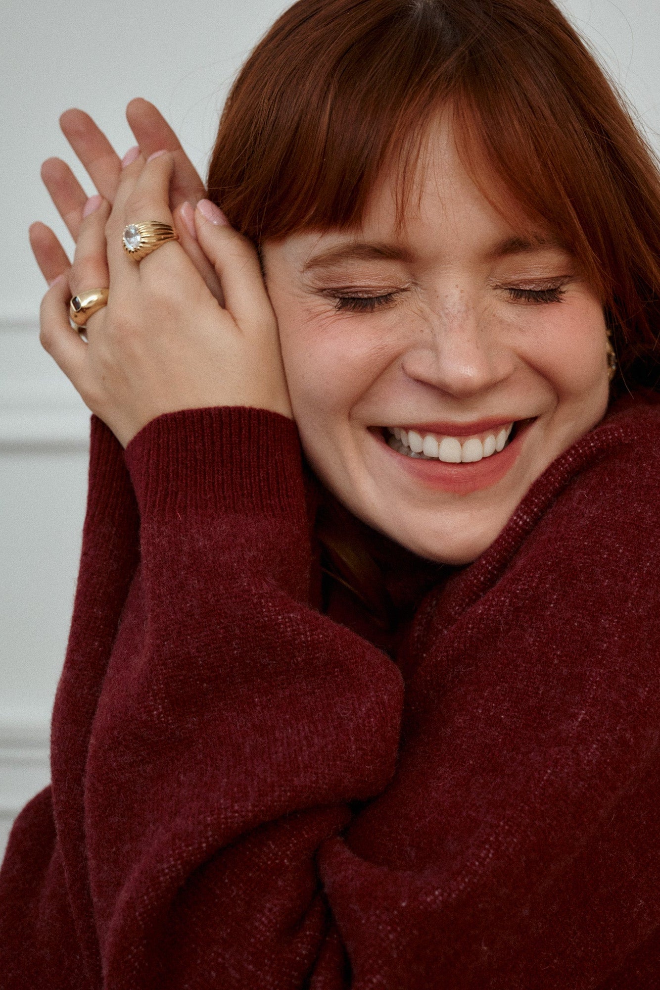 ?The model is 173 cm tall and wears size M/L?