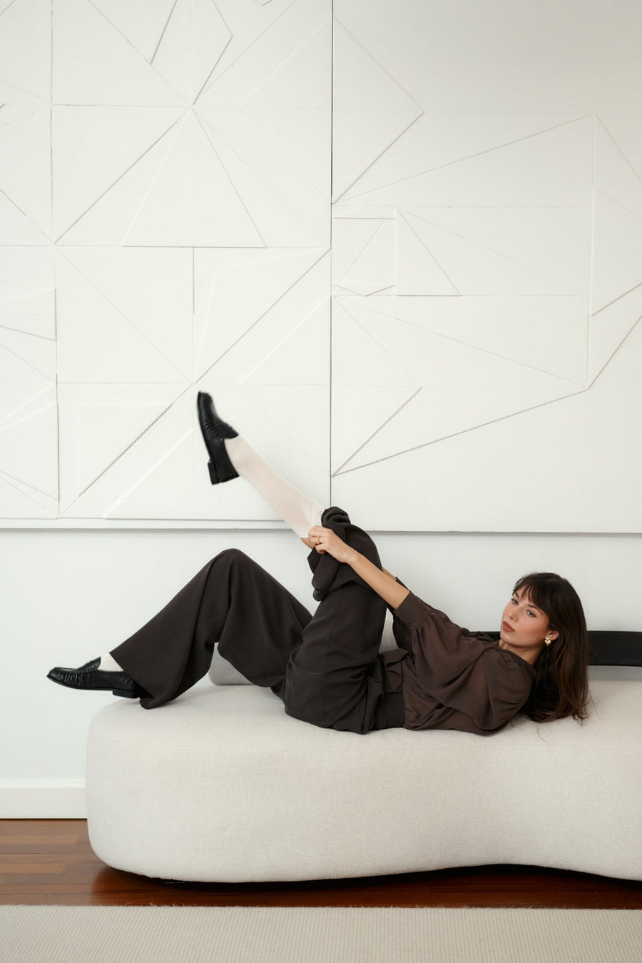 Tencel™ trousers / 05 / 02 / dark wood