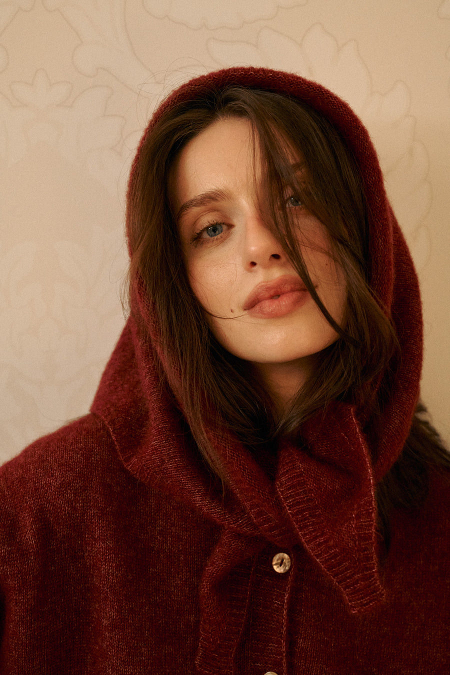 Alpaca-wool blend scarf / 21 / 24 / mauvewood