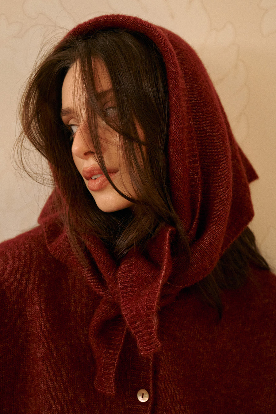 Alpaca-wool blend scarf / 21 / 24 / mauvewood