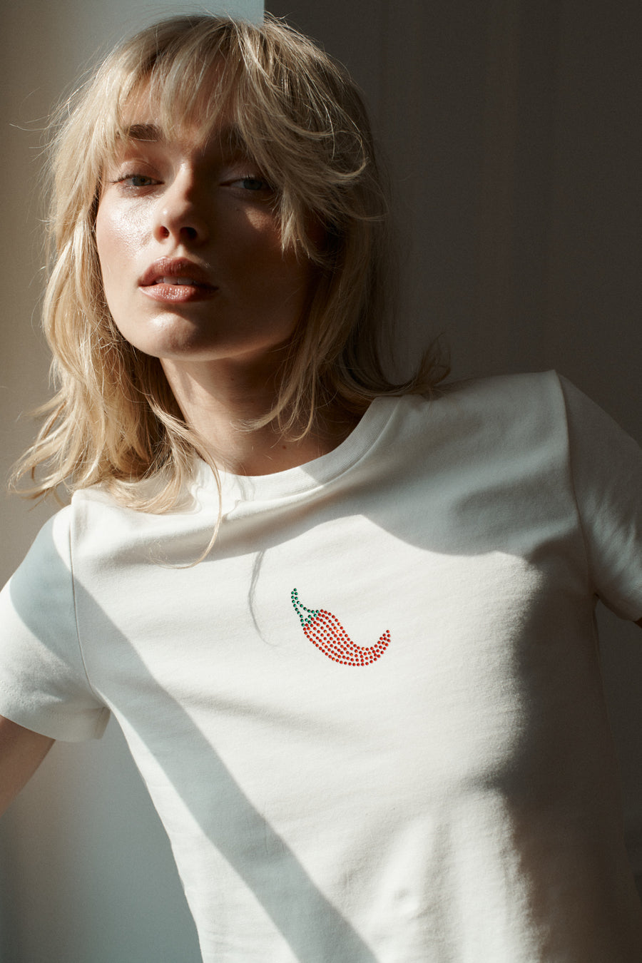 Organic cotton t-shirt / 13 / 32 / spicy white