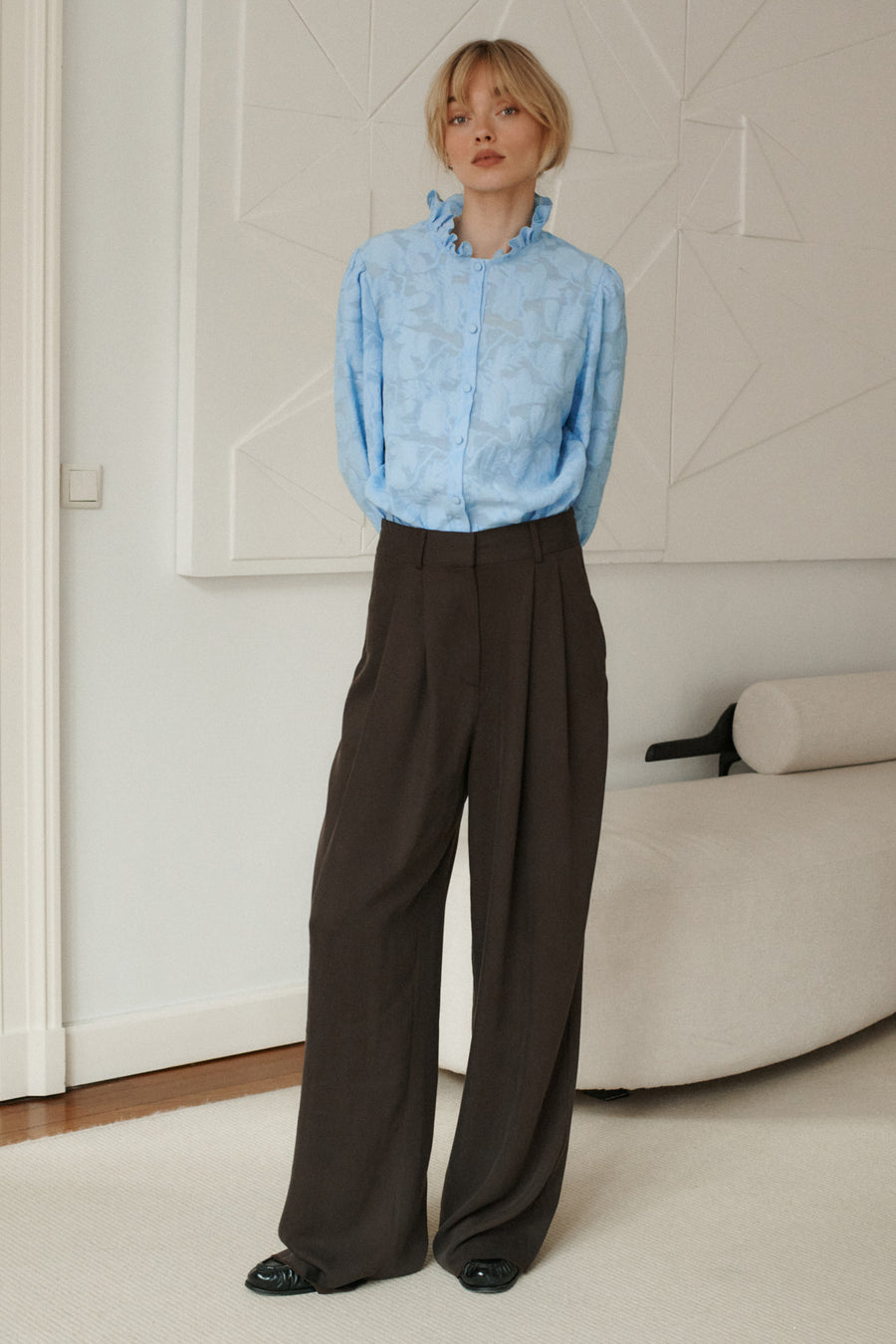 Tencel™ trousers / 05 / 02 / dark wood