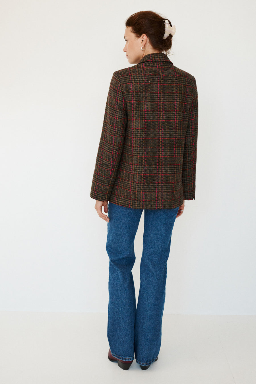 Virgin wool blazer / 18 / 24 / autumn forest