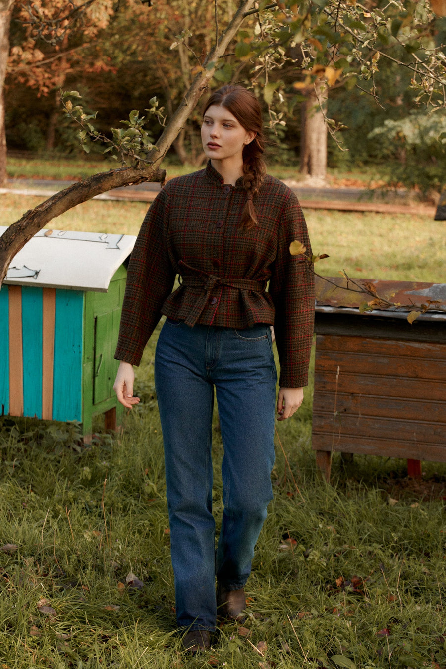 ?The model is 178 cm tall and wears size XS?  *jeans-from-recycled-cotton-05-18-medium-indigo*