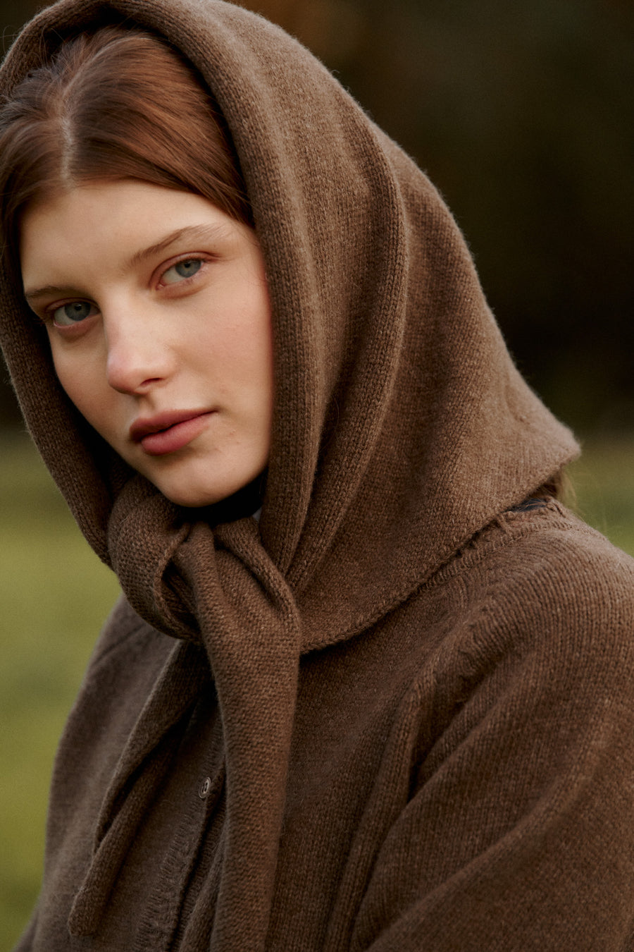 Scarf in wool / 21 / 17 / calm brown
