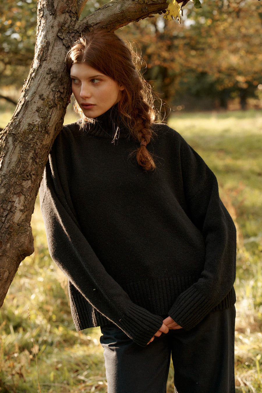 Turtleneck in wool / 16 / 16 / onyx black PRE-ORDER