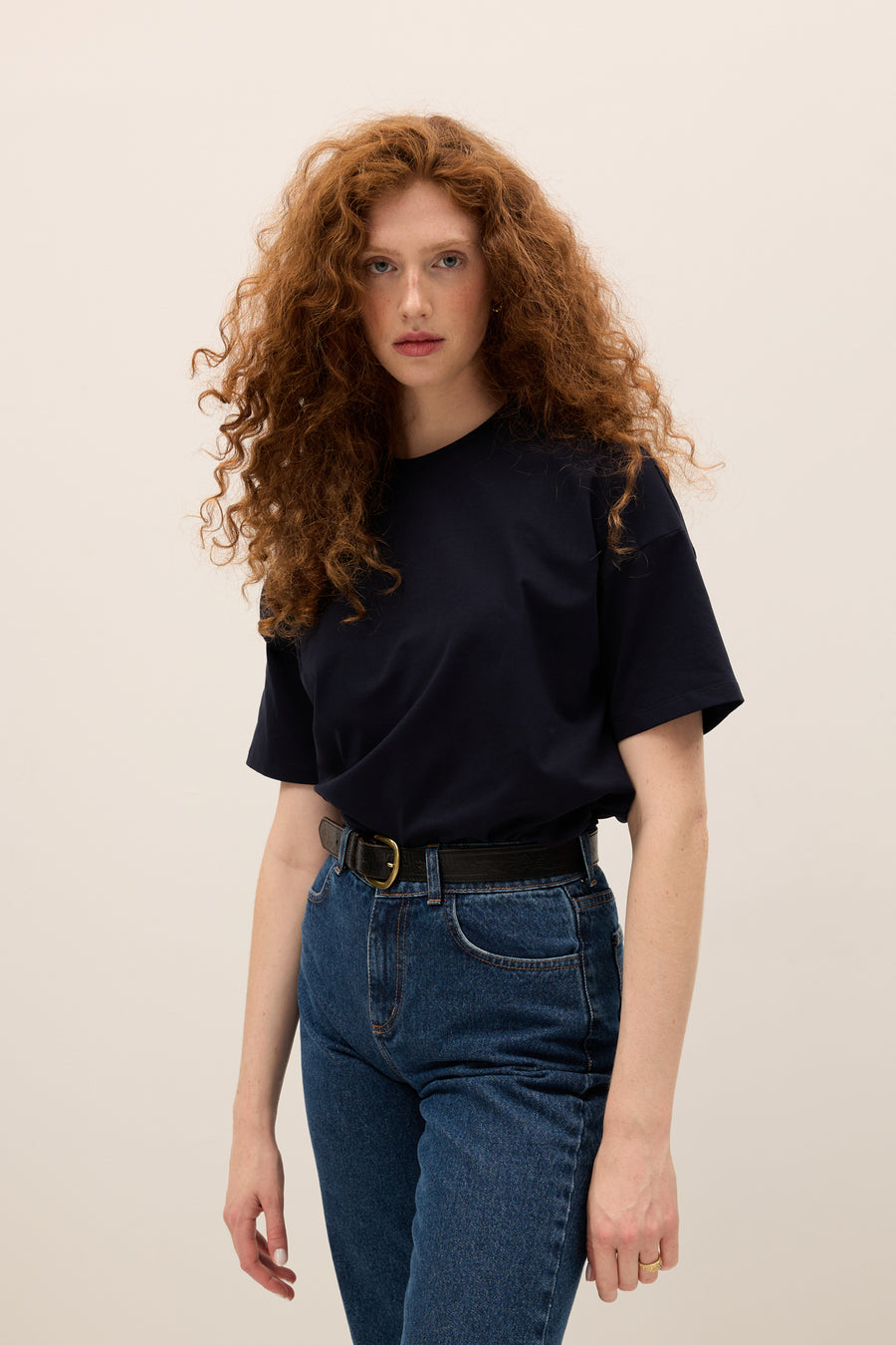 T-shirt in organic cotton / 13 / 27 / night blue