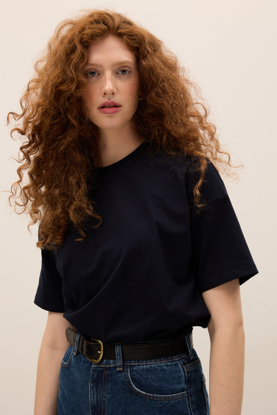 T-shirt in organic cotton / 13 / 27 / night blue