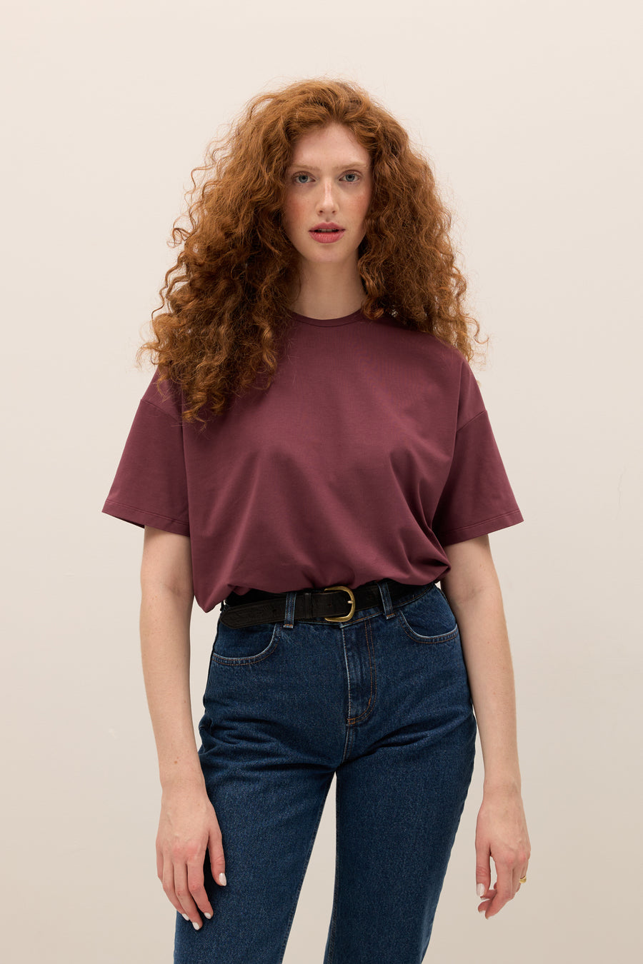 T-shirt in cotton / 13 / 27 / mauvewood