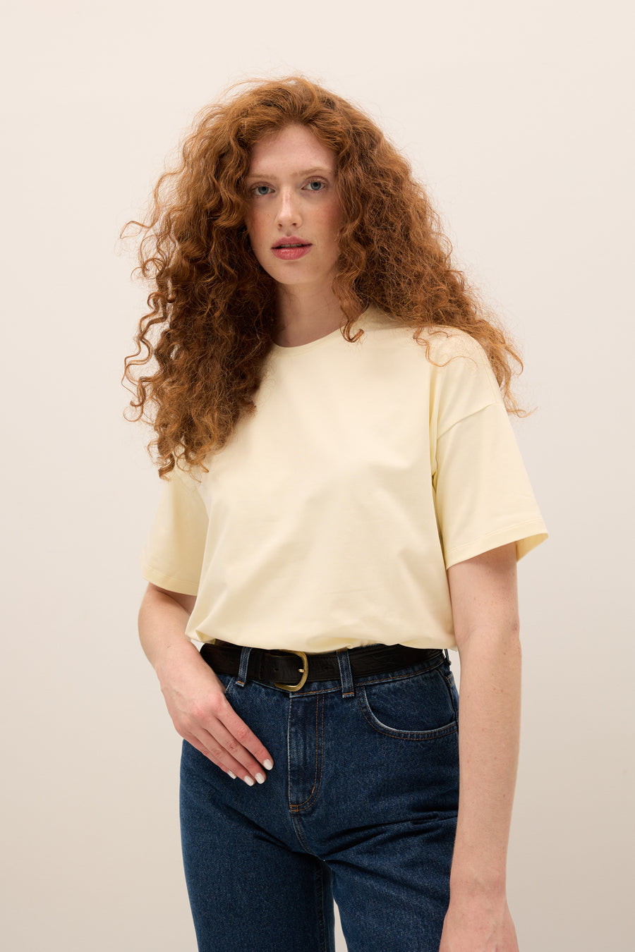 T-shirt in cotton / 13 / 27 / lemonade