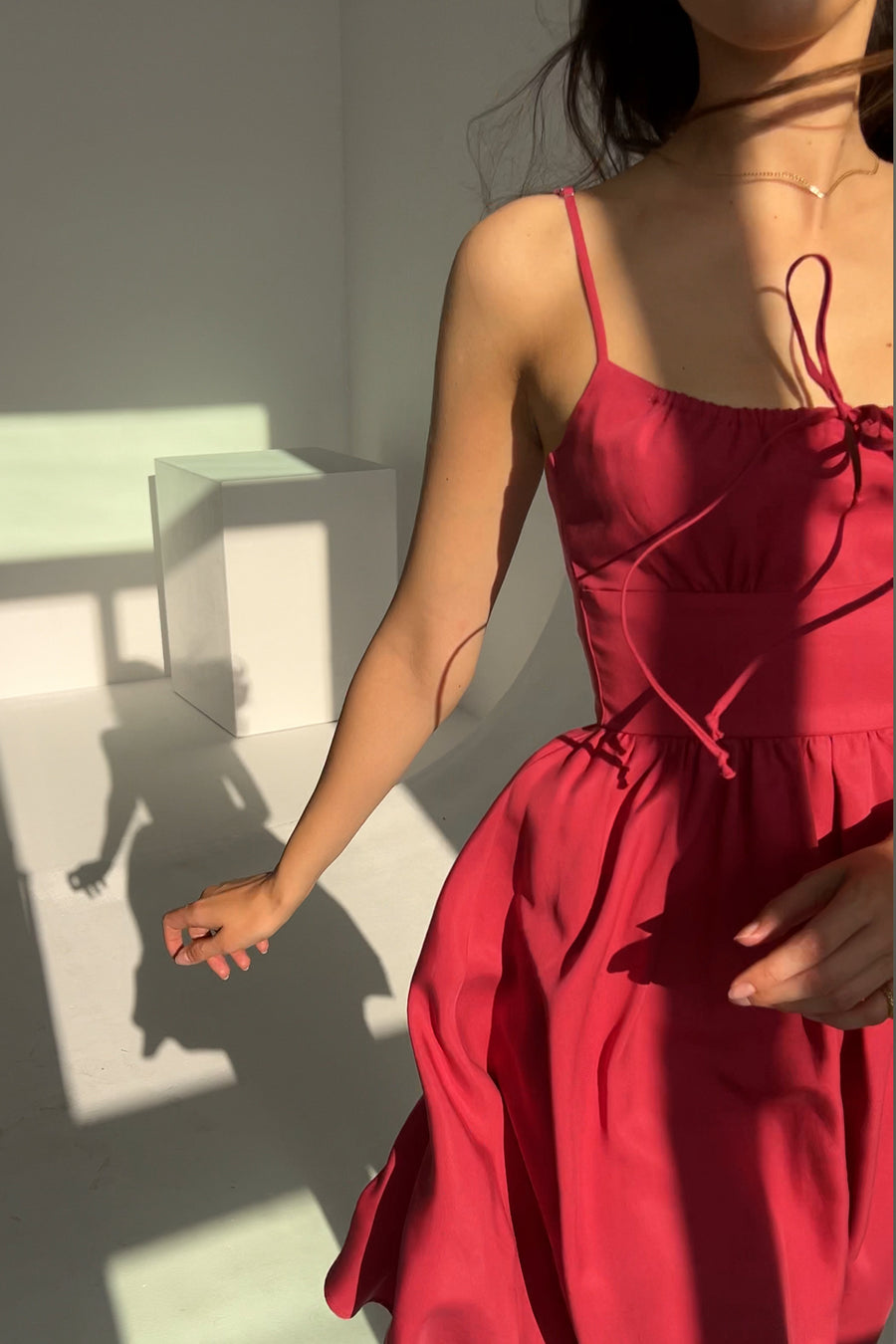 Dress in Tencel™ / 03 / 18 / blush red