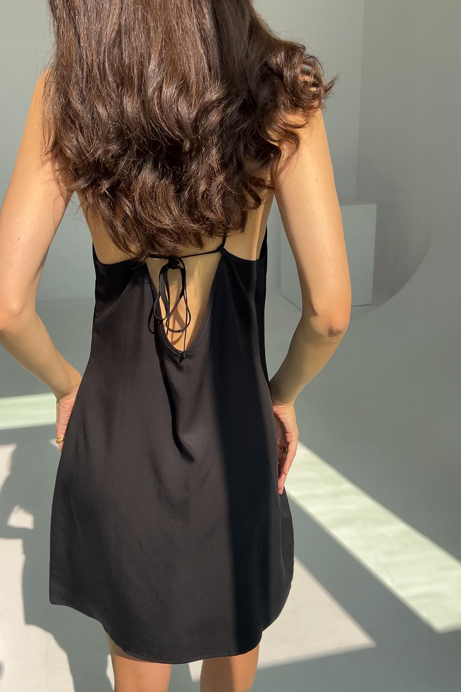 Tencel™ dress / 03 / 19 / onyx black