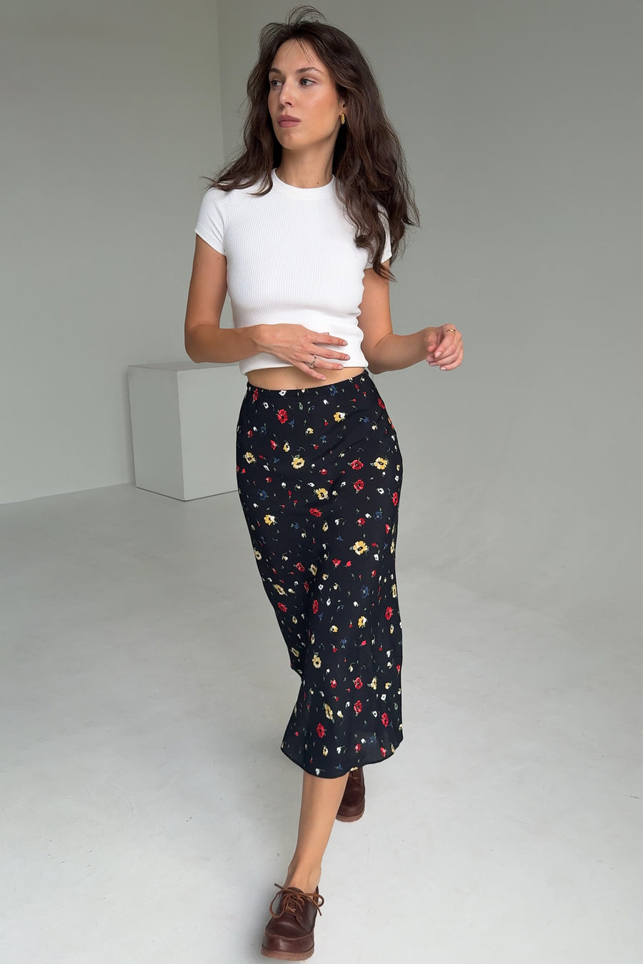 Skirt in viscose / 07 / 13 / summer meadow