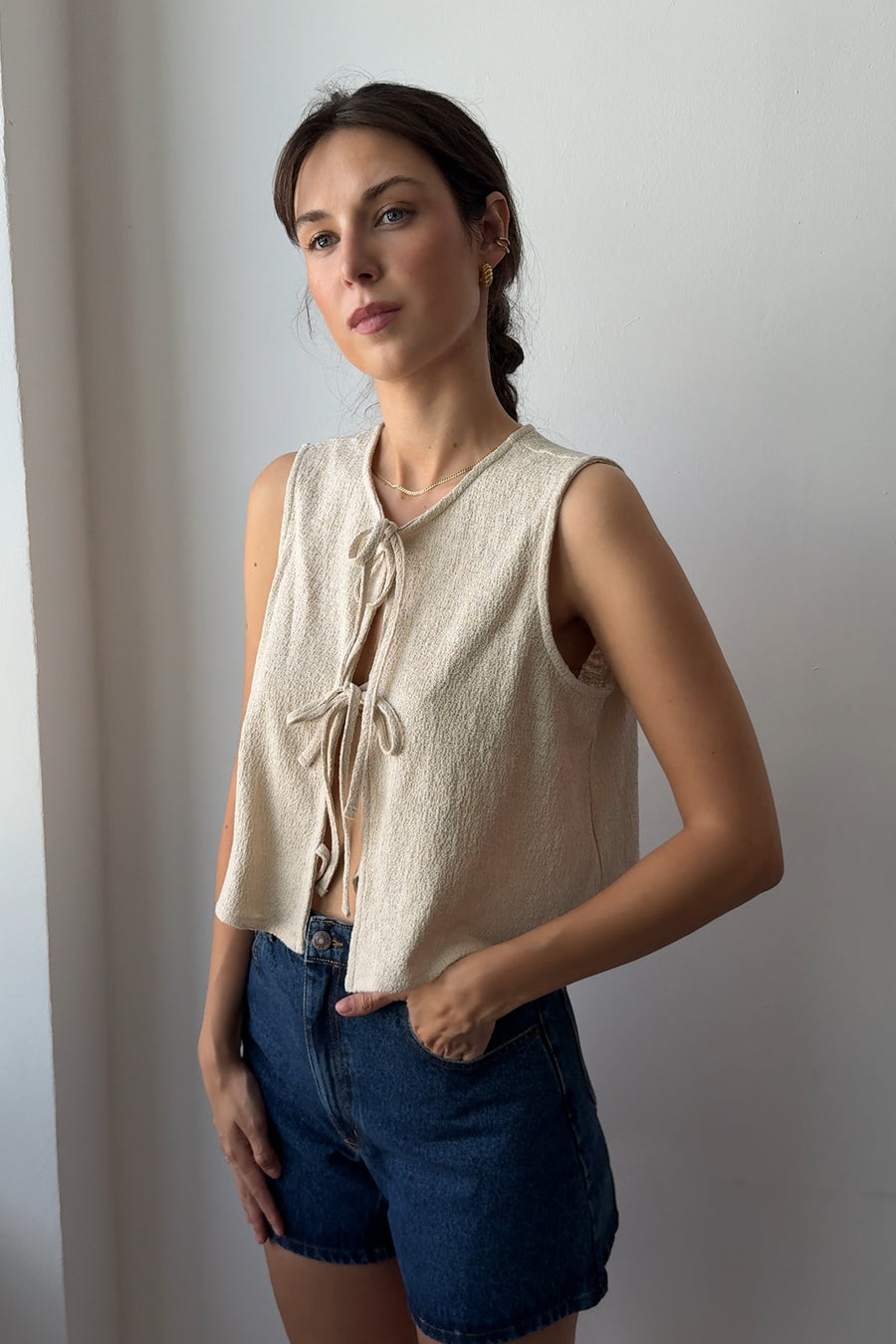 Shirt in cotton / 12 / 24 / unbleached