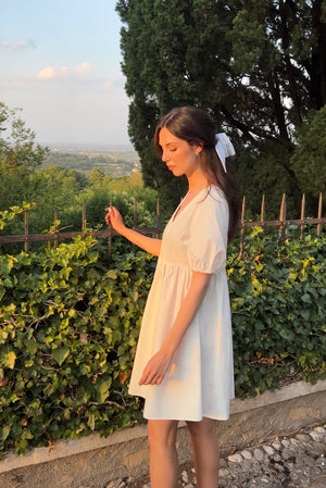 Dress in organic cotton / 03 / 16 / cream white