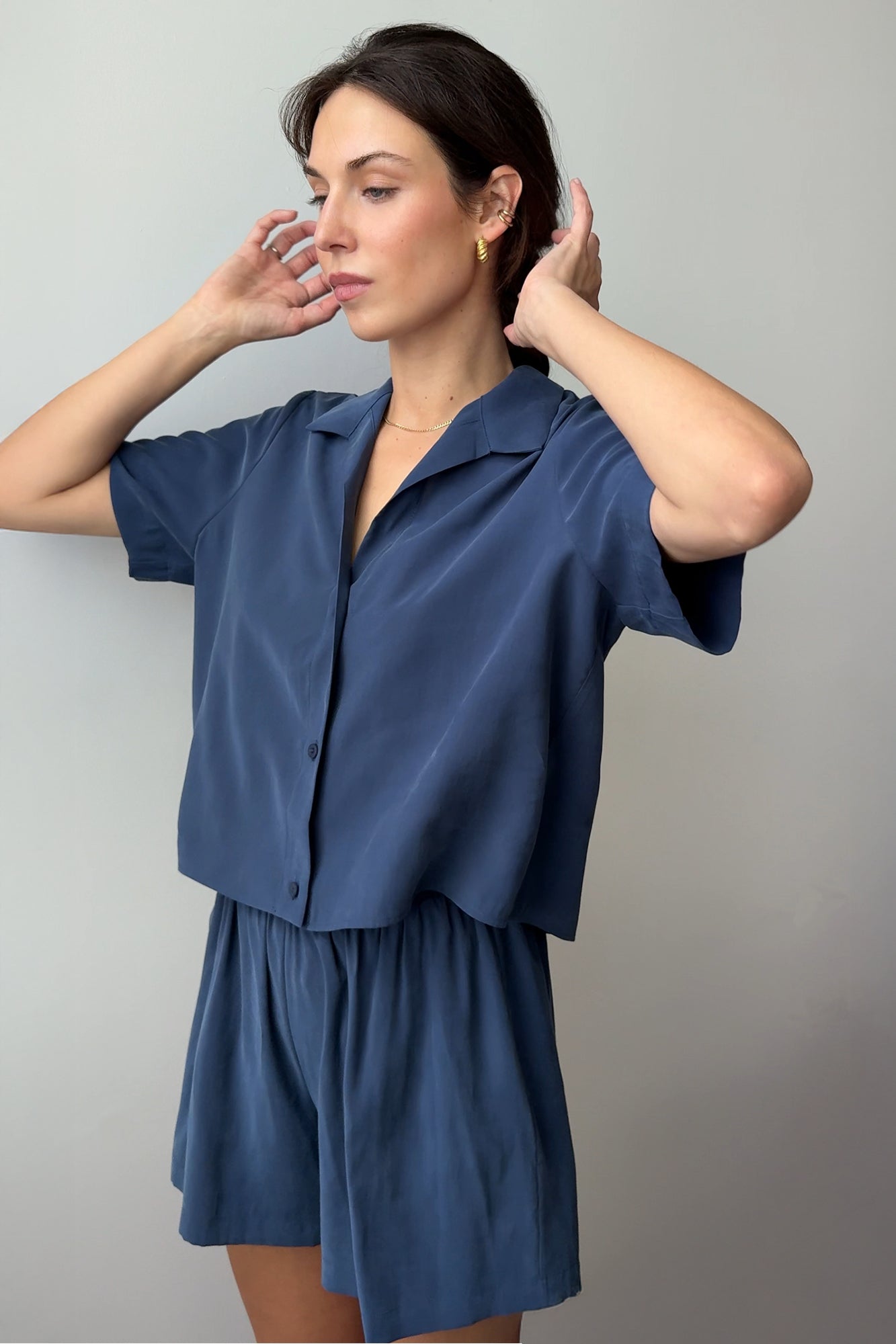 Shorts in Tencel™ / 09 / 08 / storm blue