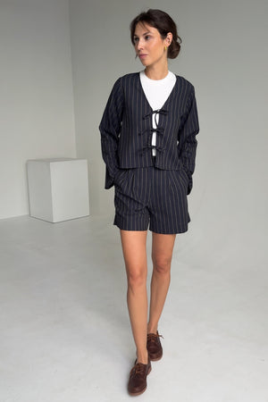 Shirt in cotton & viscose blend / 12 / 23 / night blue