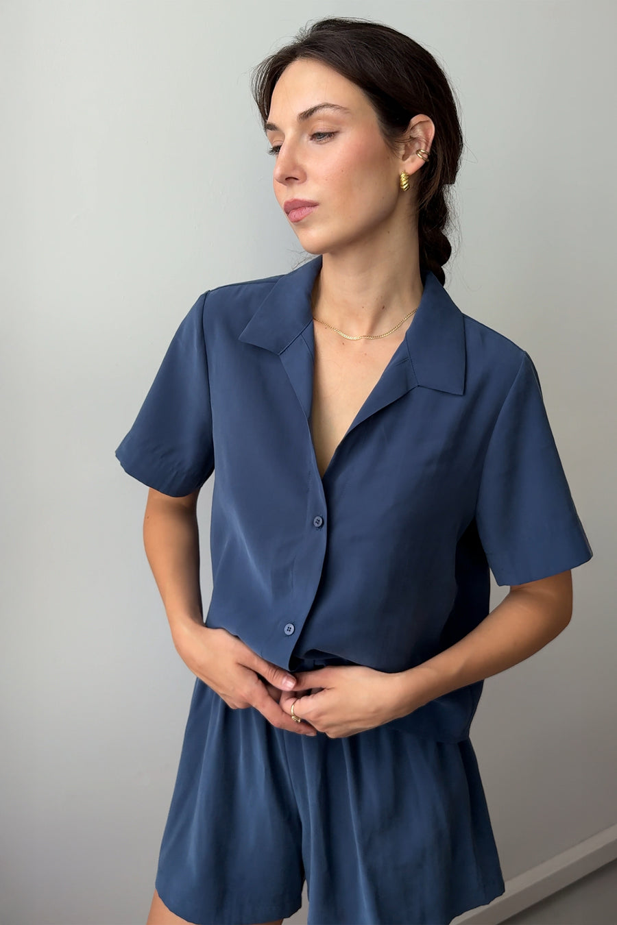 Shirt in Tencel™ / 12 / 01 / storm blue