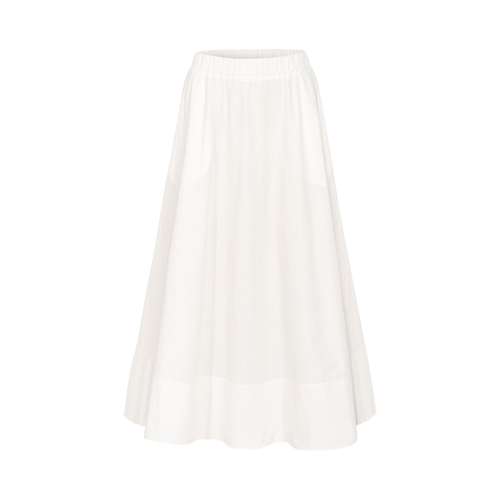 Skirt in organic cotton / 07 / 11 / cream white