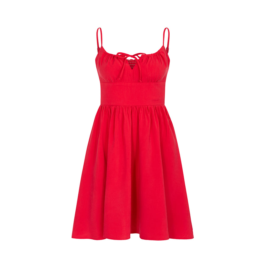 Dress in modal / 03 / 18 / orchid red