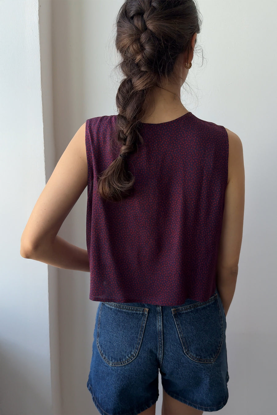Shirt in viscose / 12 / 24 / midnight bloom