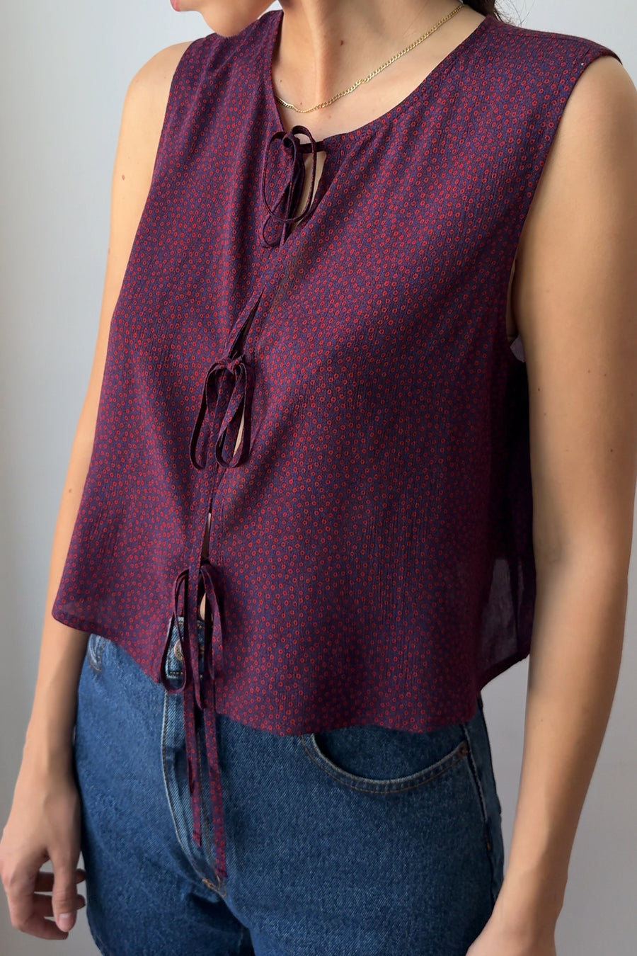Shirt in viscose / 12 / 24 / midnight bloom