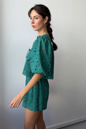 Shirt in cotton / 12 / 15 / ivy green