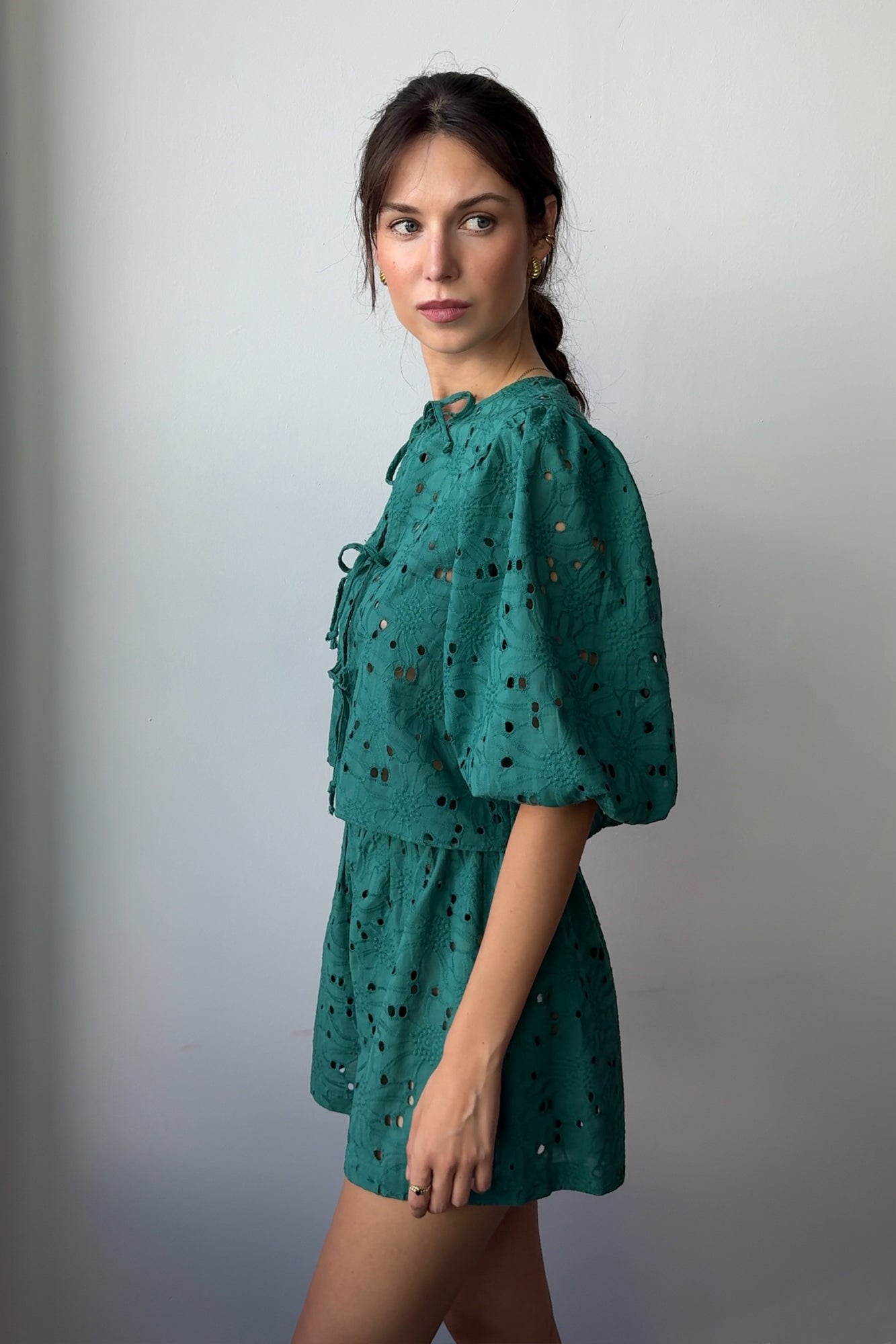 Shirt in cotton / 12 / 15 / ivy green