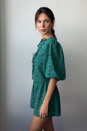 Shirt in cotton / 12 / 15 / ivy green