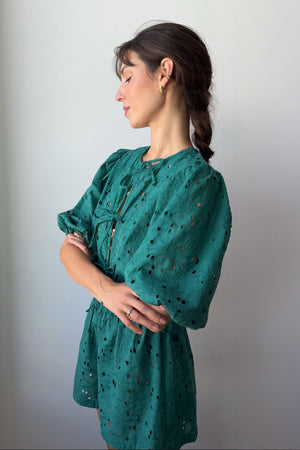 Shirt in cotton / 12 / 15 / ivy green
