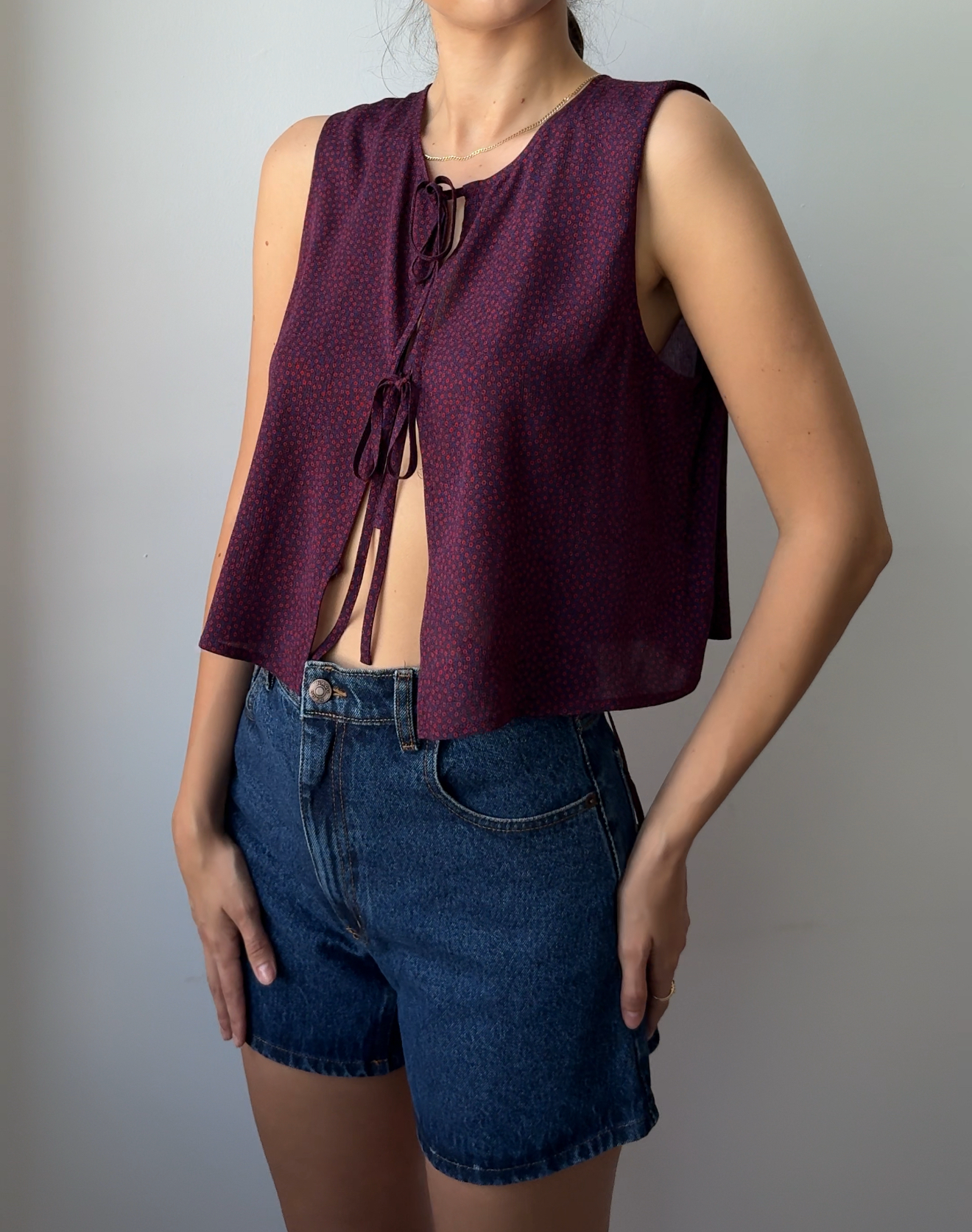 Shirt in viscose / 12 / 24 / midnight bloom