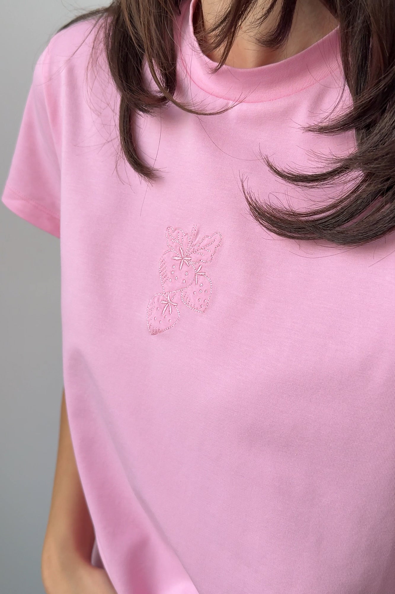 T-shirt in cotton / 13 / 29 / strawberry shake