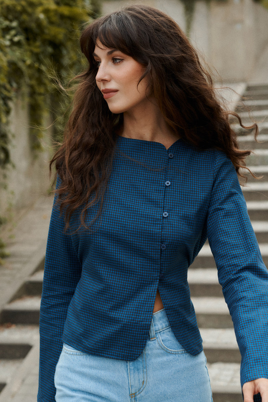 ?The model is 178 cm tall and wears size XS? *jeans-from-recycled-cotton-05-18-light-indigo*