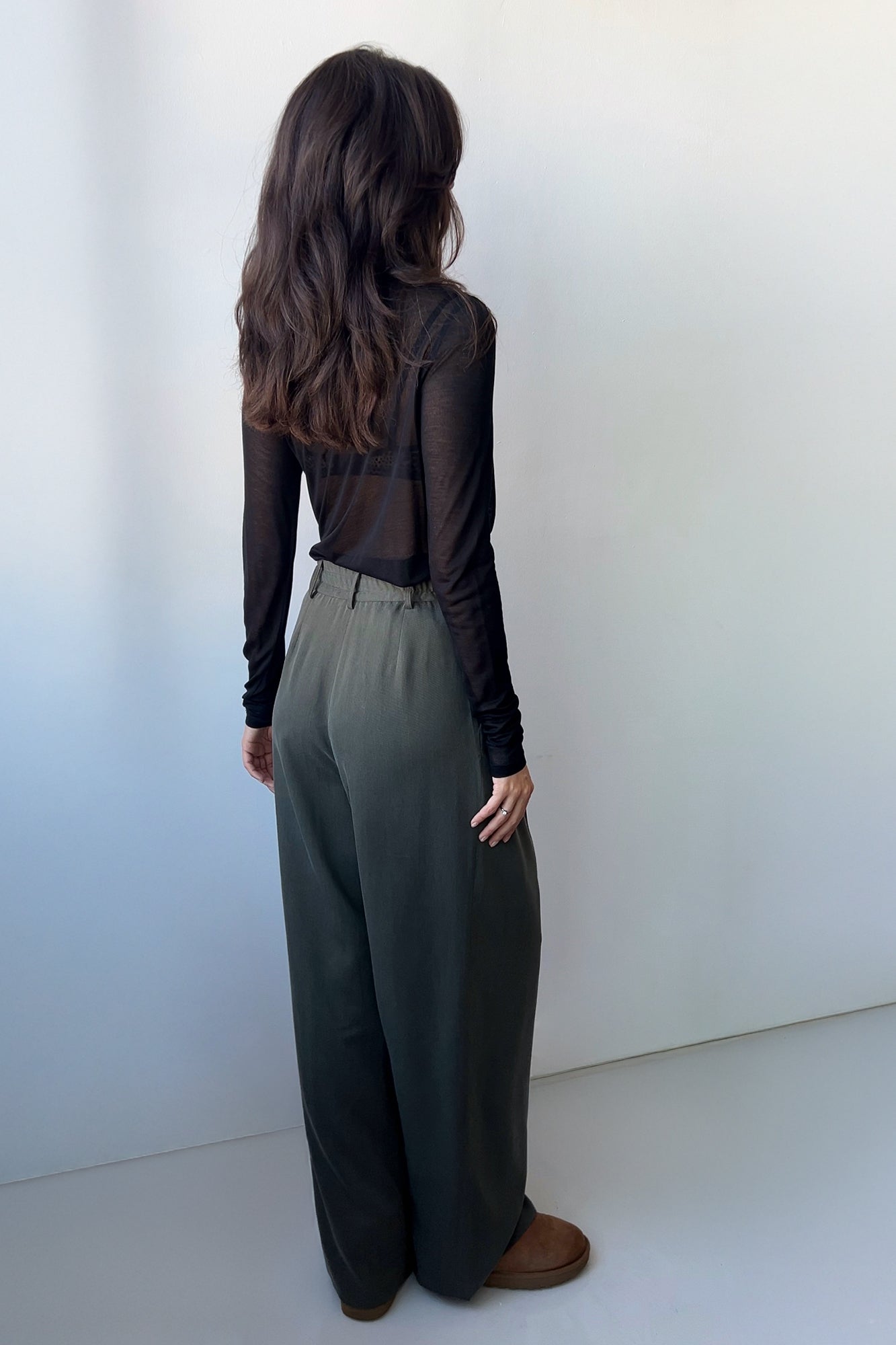 Tencel™ trousers / 05 / 02 / autumn green