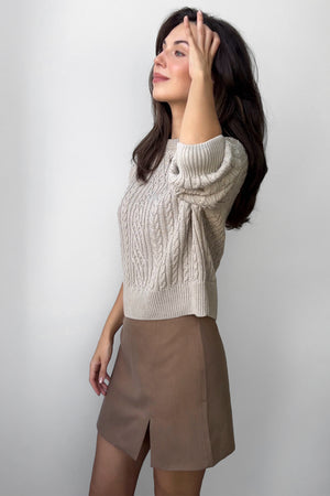 Tencel™ skirt / 07 / 02 / walnut shell