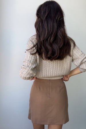 Tencel™ skirt / 07 / 02 / walnut shell